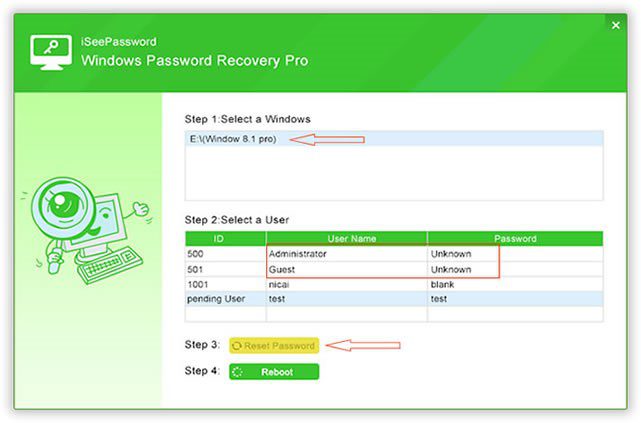 reset windows 10 password