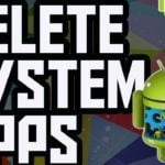 uninstall system apps without root android