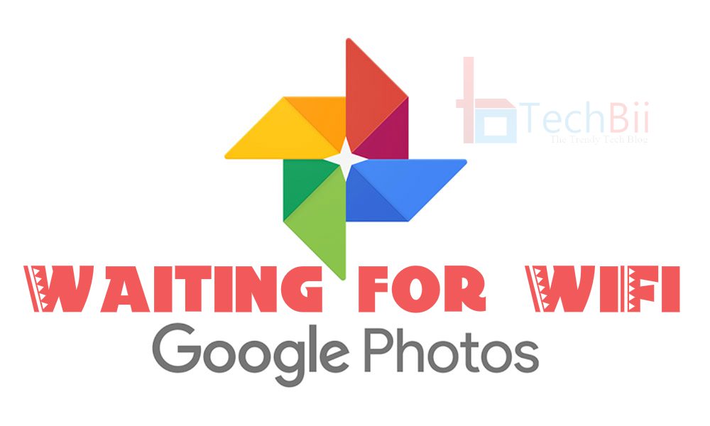 google photos waiting for WiFi