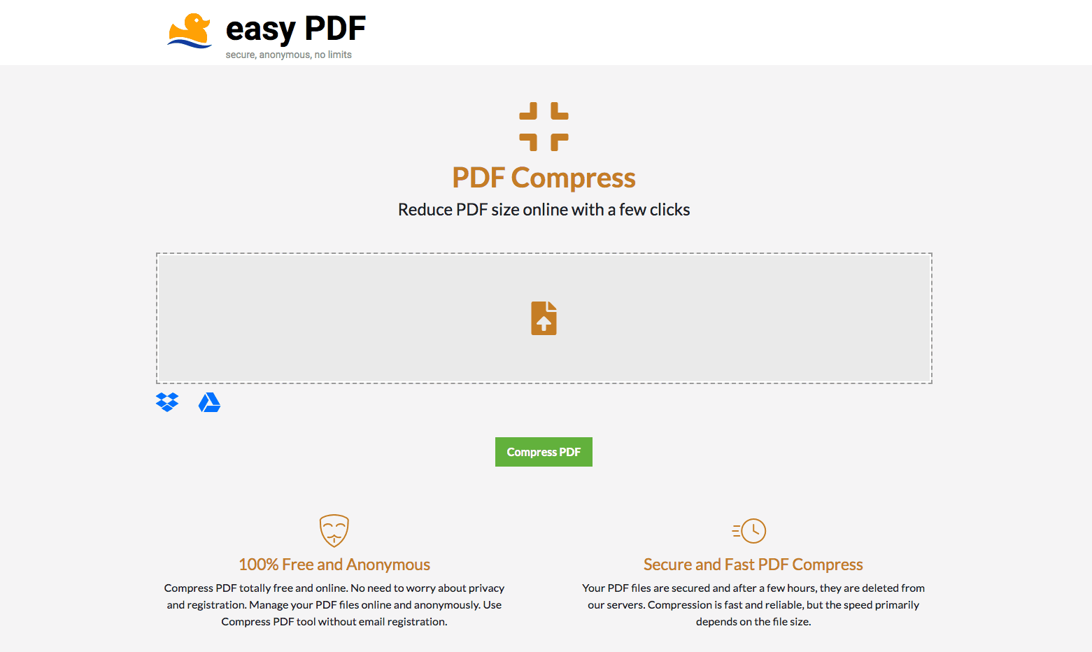 Compress PDF with EasyPDF