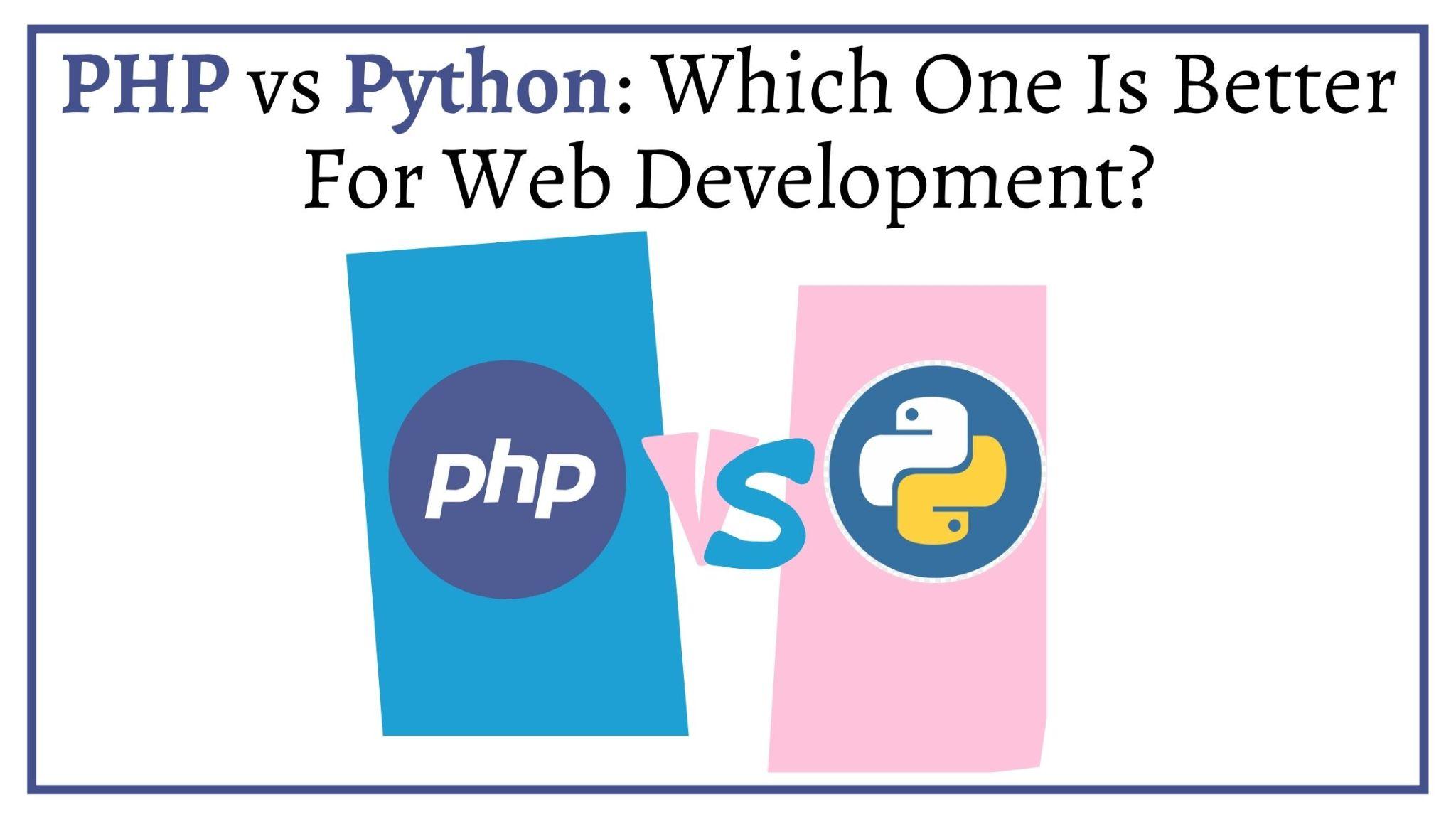 php vs python web development