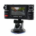 An example of an interior/exterior dash cam for use in your vehicle.