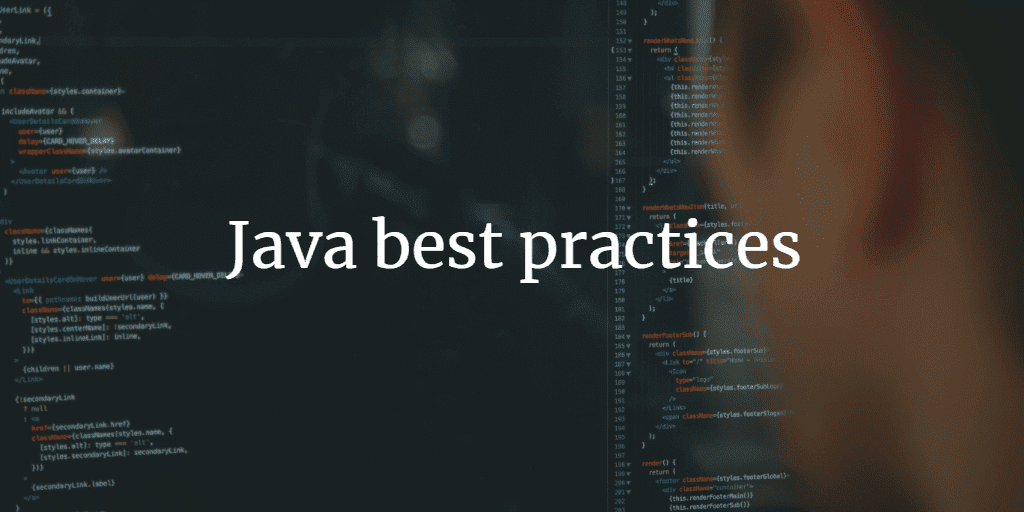 Java best practices