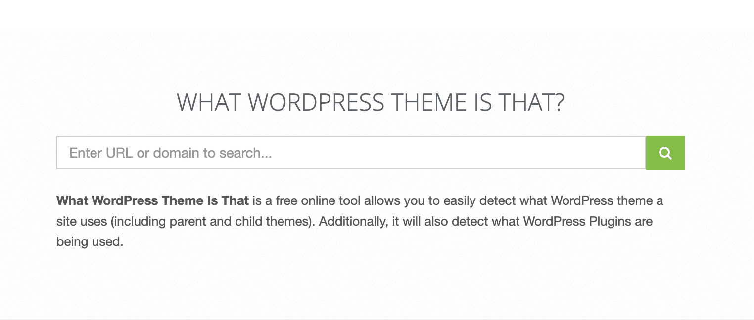 Whatwpthemeisthat: Find the Theme and Plugin Installed on any WordPress Website