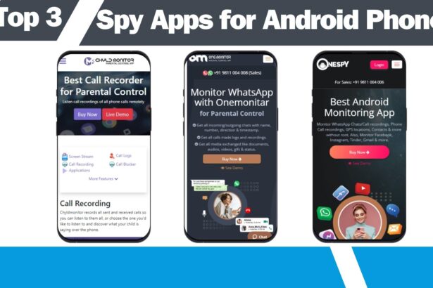 Top 3 Spy Apps Chyldmonitor,Onemonitar,Onespy