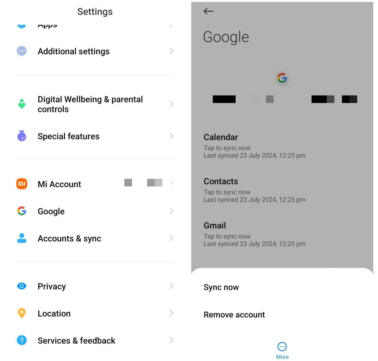 Remove and Re-add your Google Account