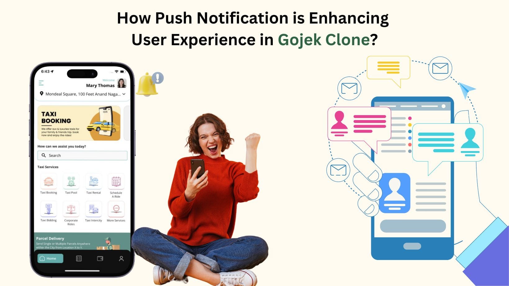 How Push Notification is Enhancing User Experience in Your Gojek Clone?