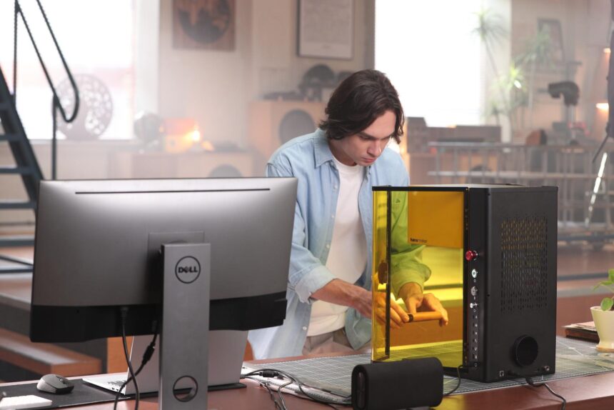 Disruptive Combination - Hansmaker D1 Ultra 20W Diode + 30W Fiber Laser Engraver