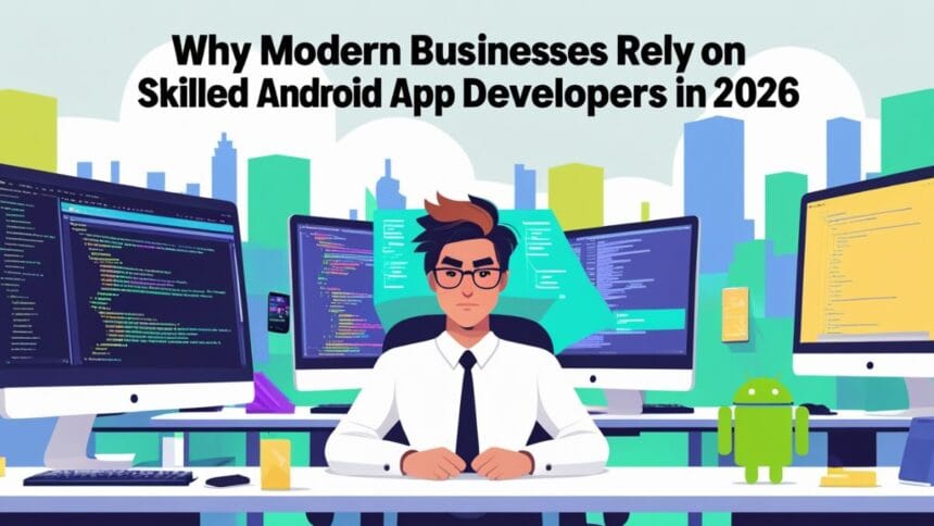 Why Modern Businesses Rely on Skilled Android App Developers in 2026
