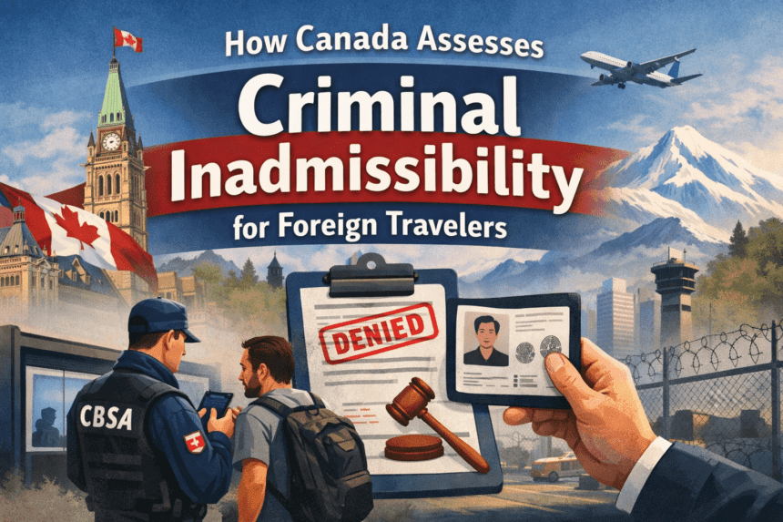 How Canada Assesses Criminal Inadmissibility for Foreign Travelers