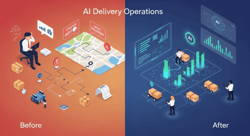 AI in Delivery Apps: Improving Efficiency and Reducing Operational Costs