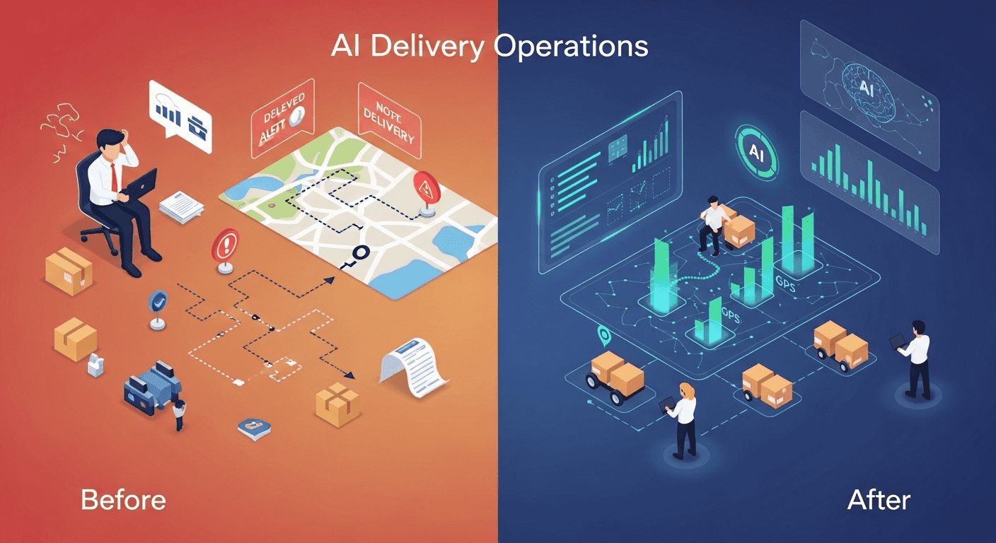AI in Delivery Apps: Improving Efficiency and Reducing Operational Costs