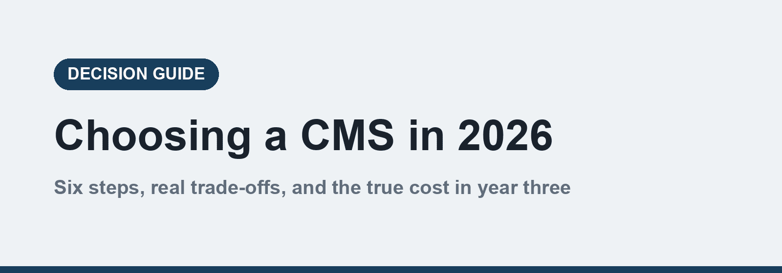 How to choose the best CMS platform in 2026
